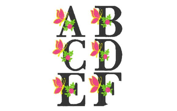 Alphabet Floral Embroidery Review