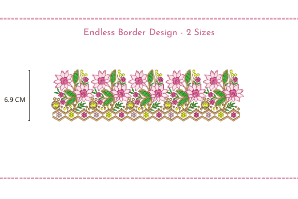 Dress Border Embroidery Design