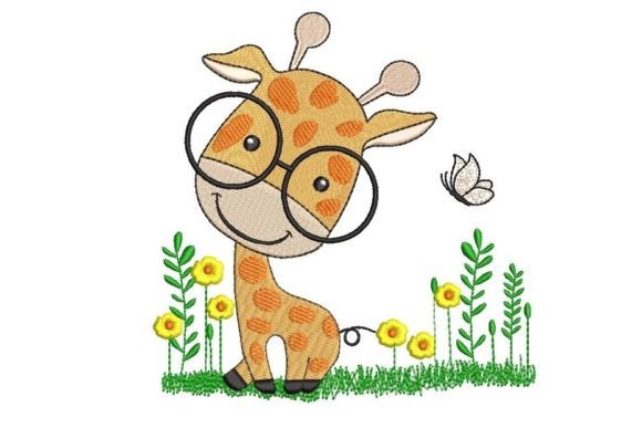 Giraffe Cub Embroidery Review