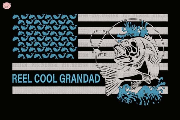 Reel Cool Grandad Embroidery