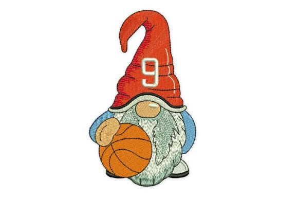 Review: Basketball Gnome Embroidery Design