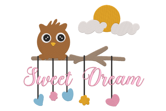 Sweet Dream Embroidery Design